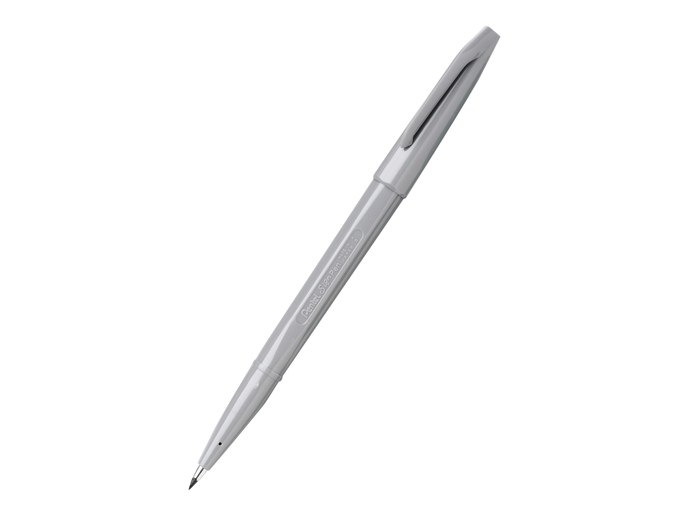 Pentel Sign Pen Grau Filzstift