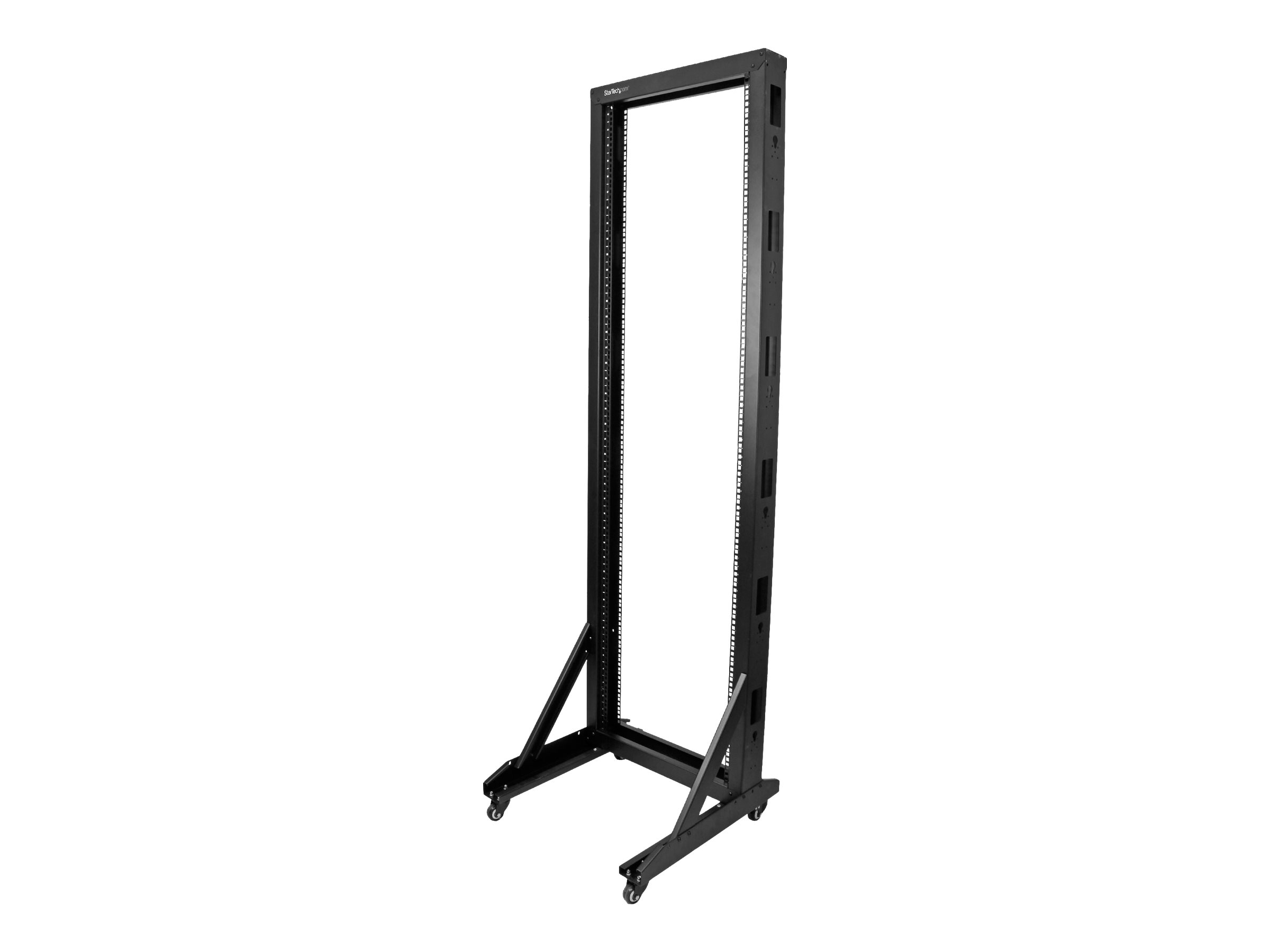 StarTech.com 2 Post Server Rack 42HE mit Rollen stabile Stahl konstruktion
