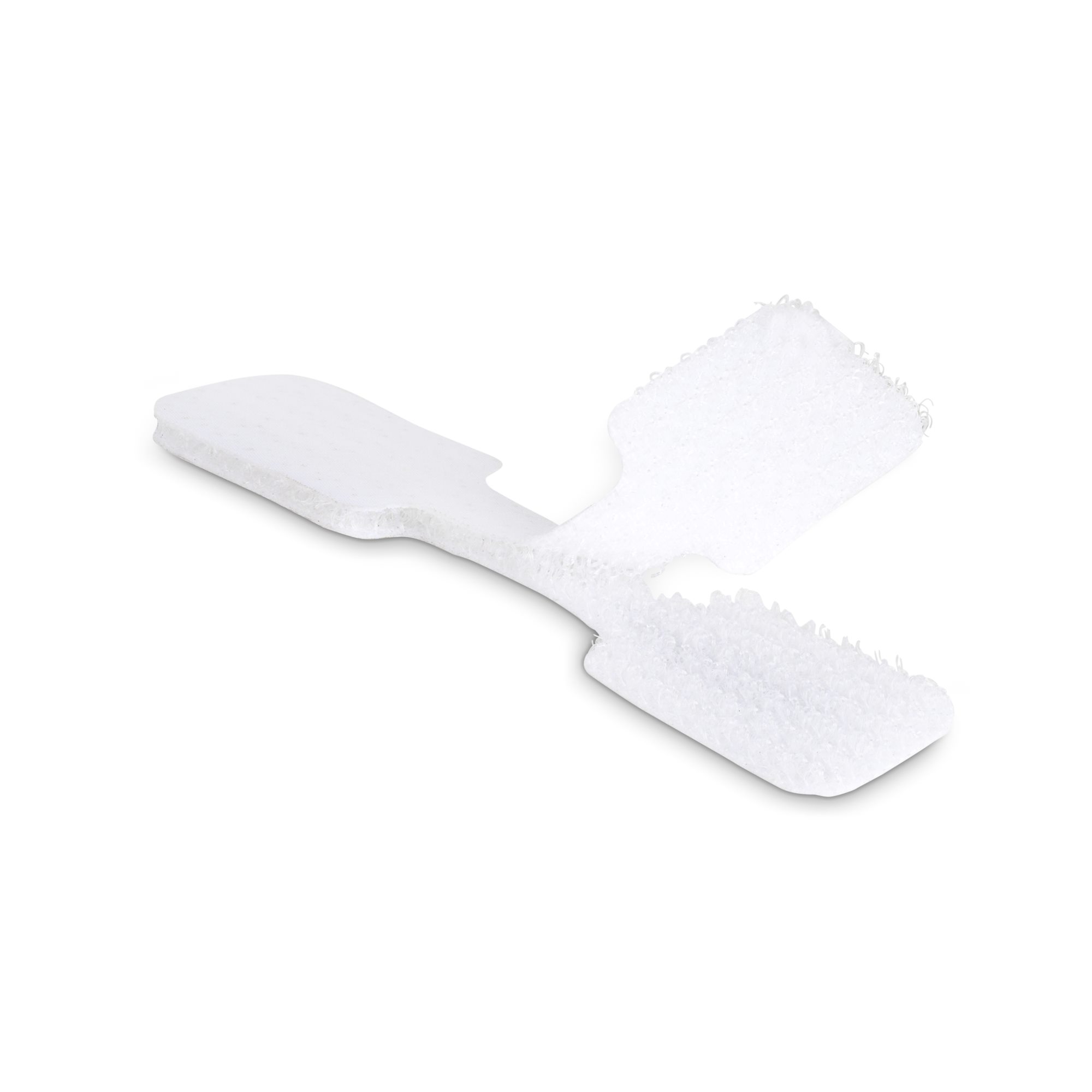 STARTECHCOM 9cm Kabelschilder 100 Stuck Weiss Klettverschluss mit Beschriftungsfeld Klettband KabelbinderKabeletiketten