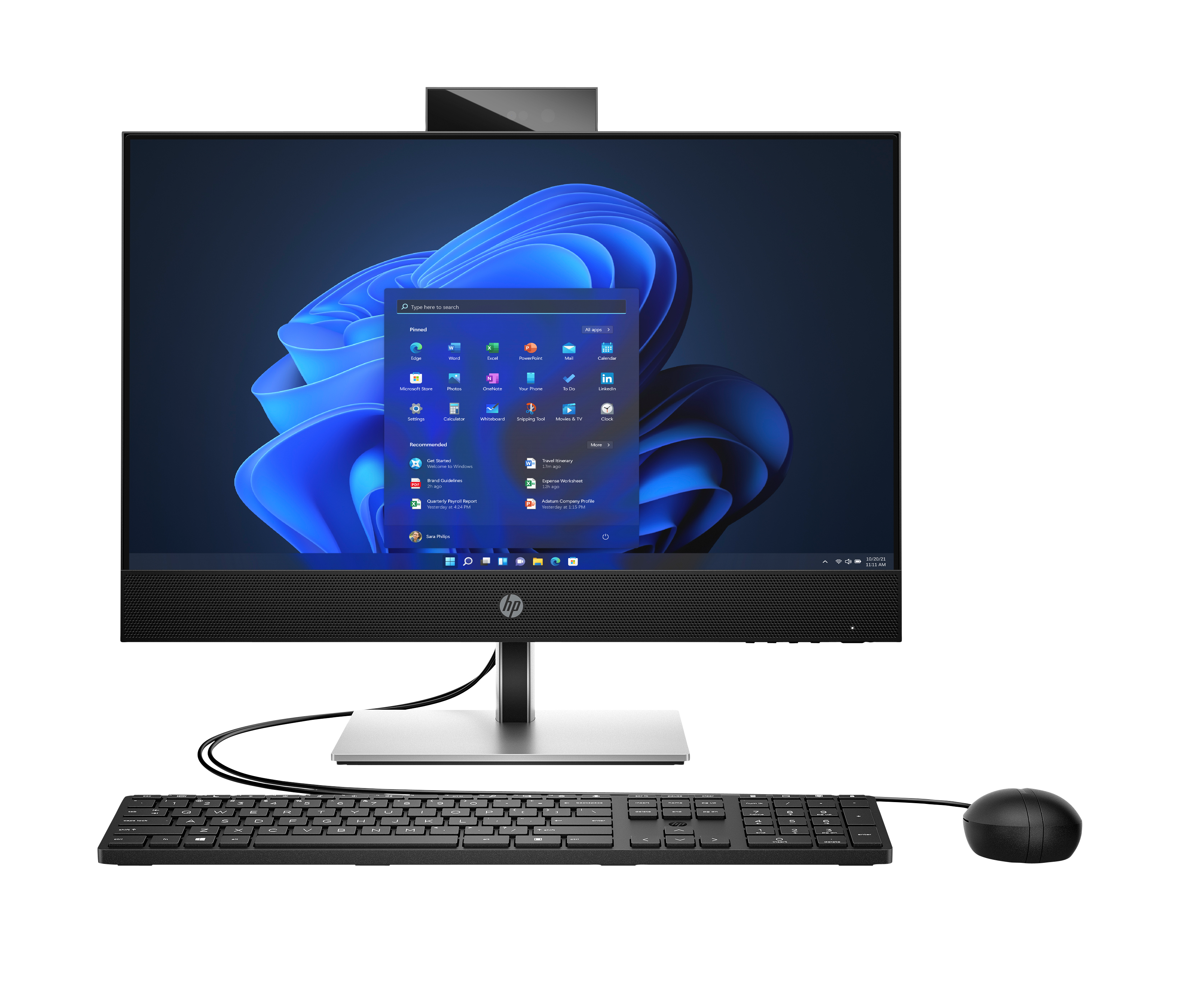 HP ProOne 440 G9 23,8 Zoll i7-14700T 16 GB 512 GB SSD FHD