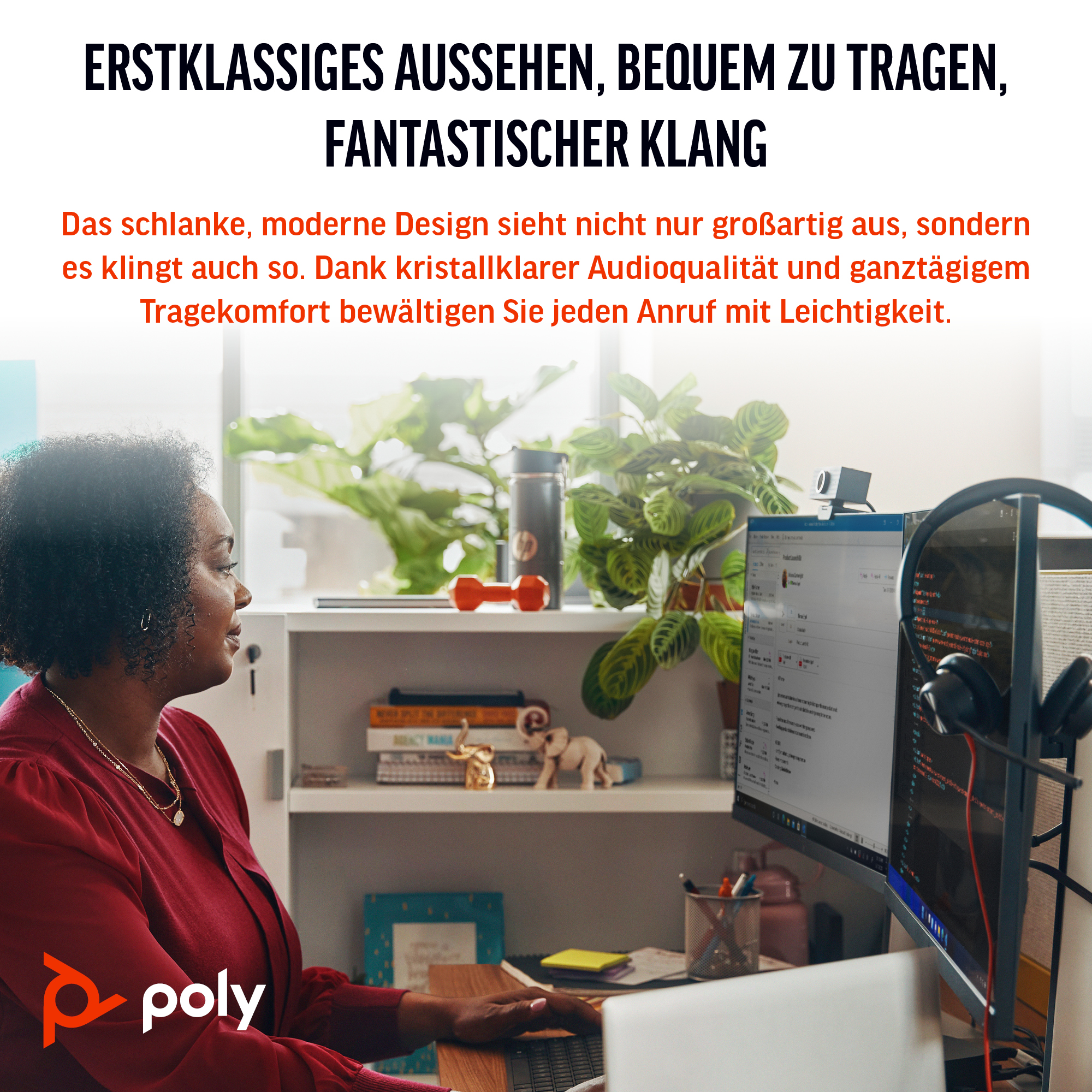 Poly Blackwire 3310M Mono Headset