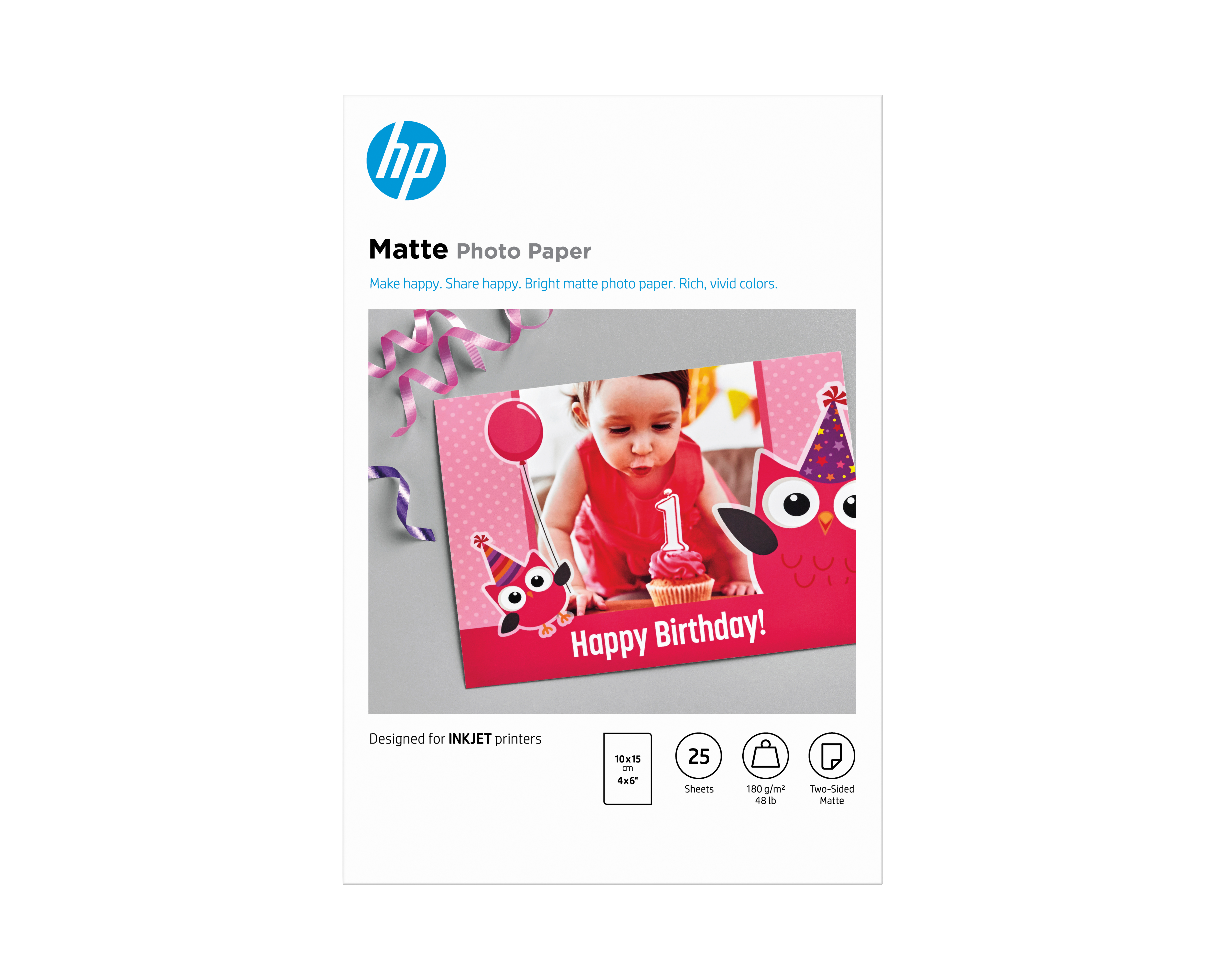 HP Fotopapier Matt 8,8 mil 180 g/m²