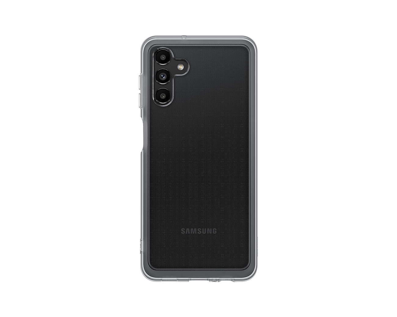 Samsung Soft Clear Cover EF-QA136 Galaxy A13 5G Schwarz