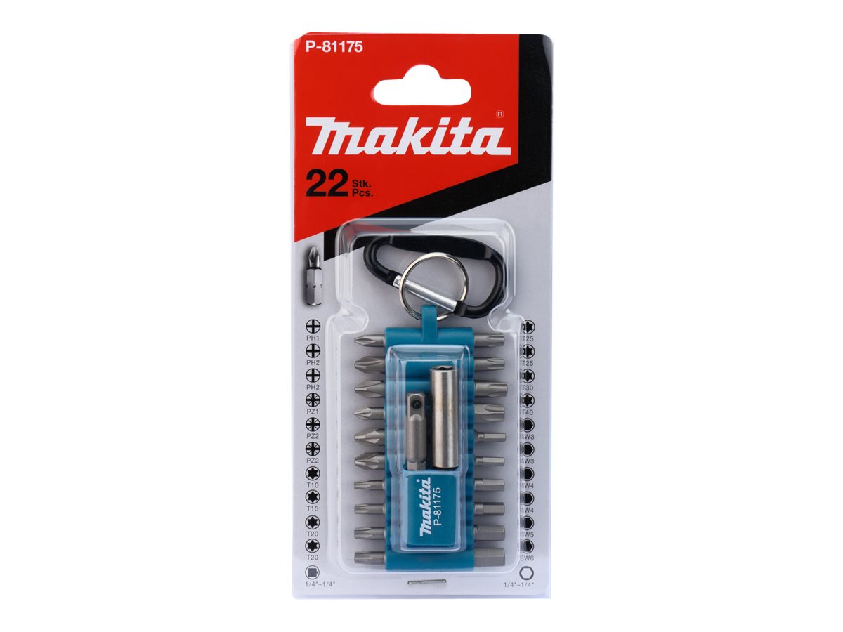 Makita Schraubenzieher‑Satz P-81175 22 Stück