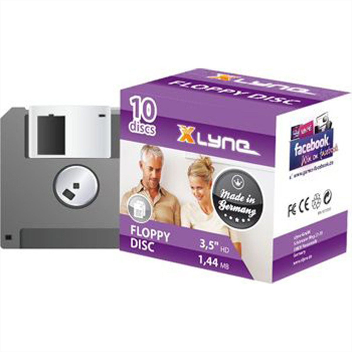 MEDIARANGE Disketten 1,44 MB Schwarz