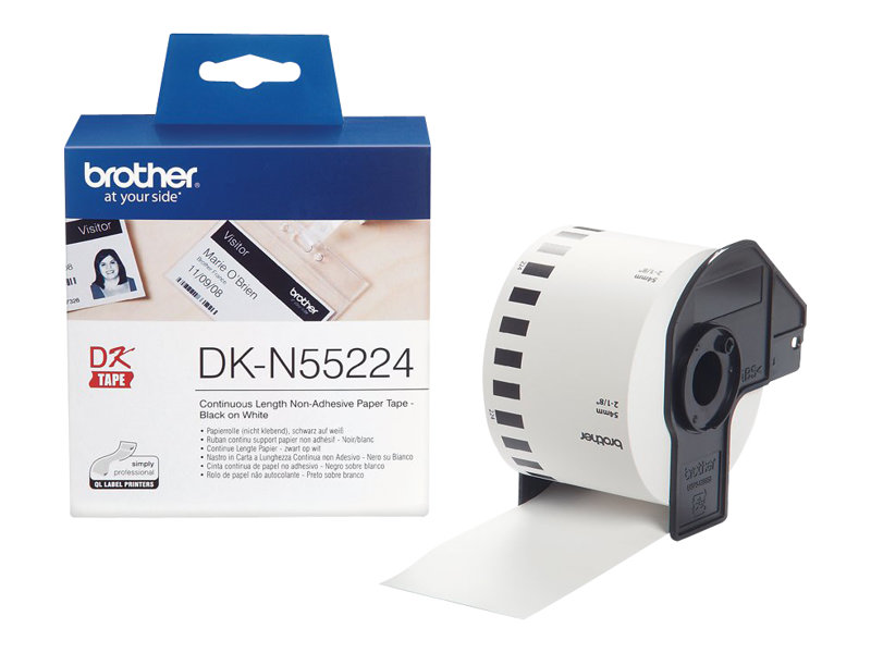 Brother DKN55224 Endlospapierrolle Schwarz auf Weiß 30,5 m