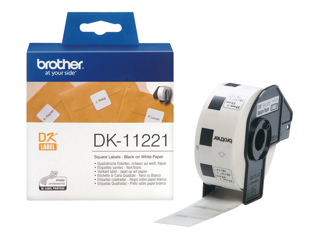 Brother DK-11221 Einzeletiketten 23 x 23 mm