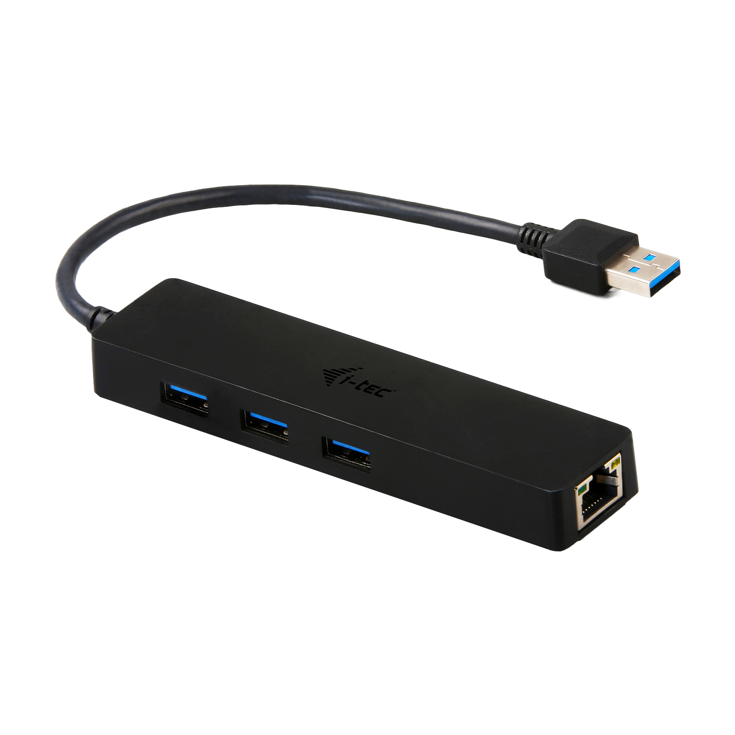 i-tec USB 3.0 Slim Hub 3-Port mit Gigabit Ethernet Adapter
