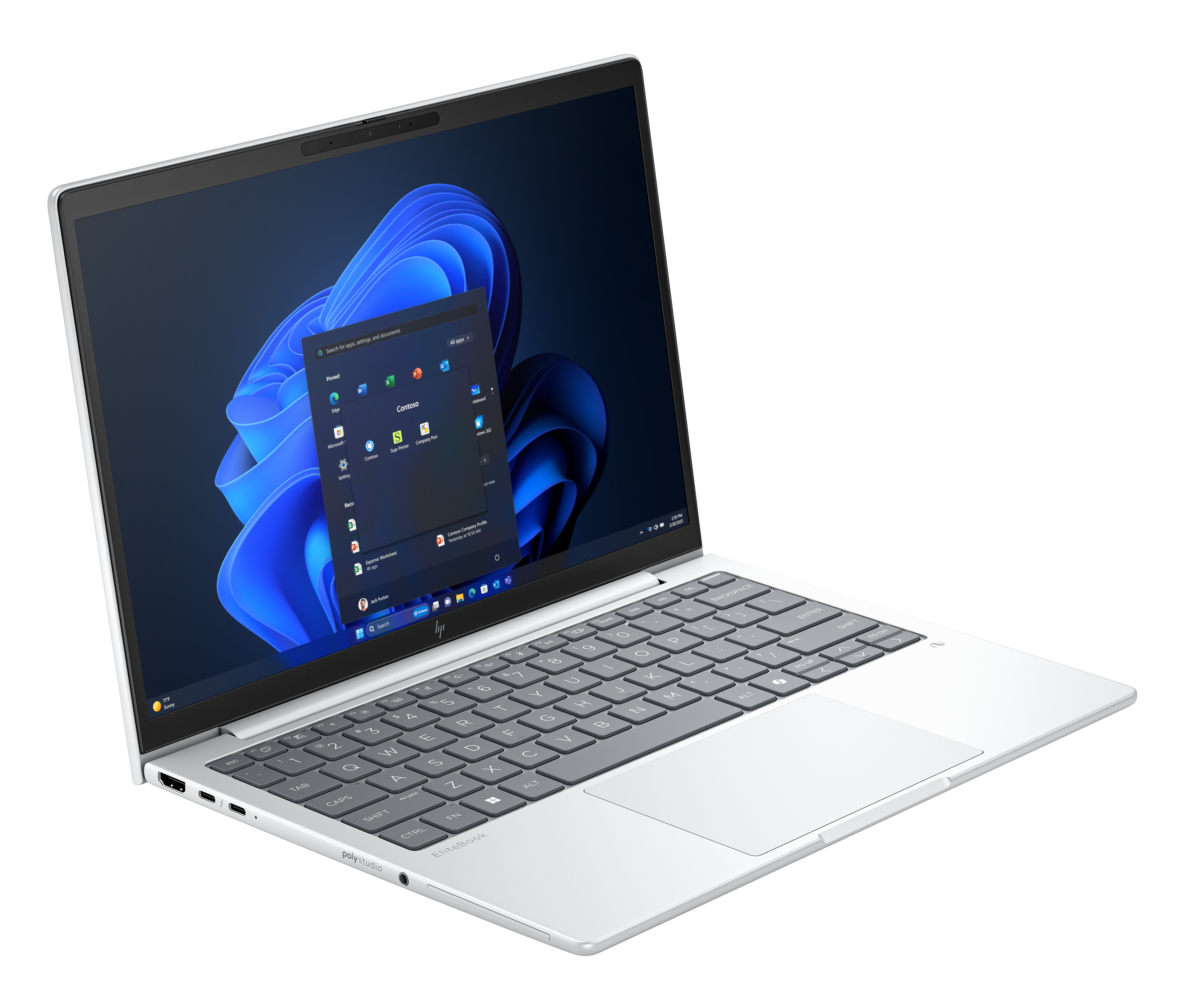HP EliteBook 8 G1a 13,3 Zoll AMD Ryzen 5 230 16 GB RAM 512 GB SSD