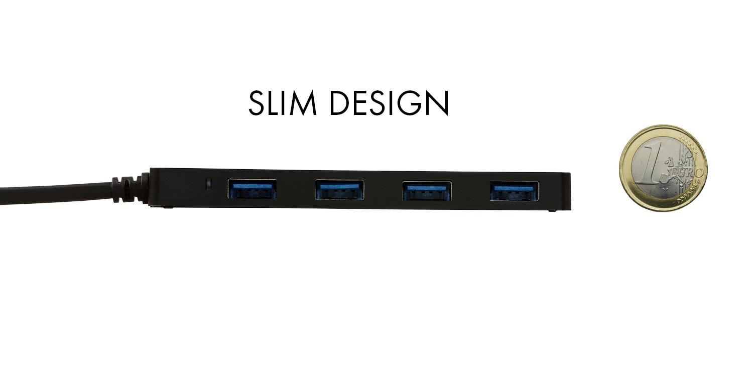 i-tec USB 3.0 Slim Hub 4-fach passiv
