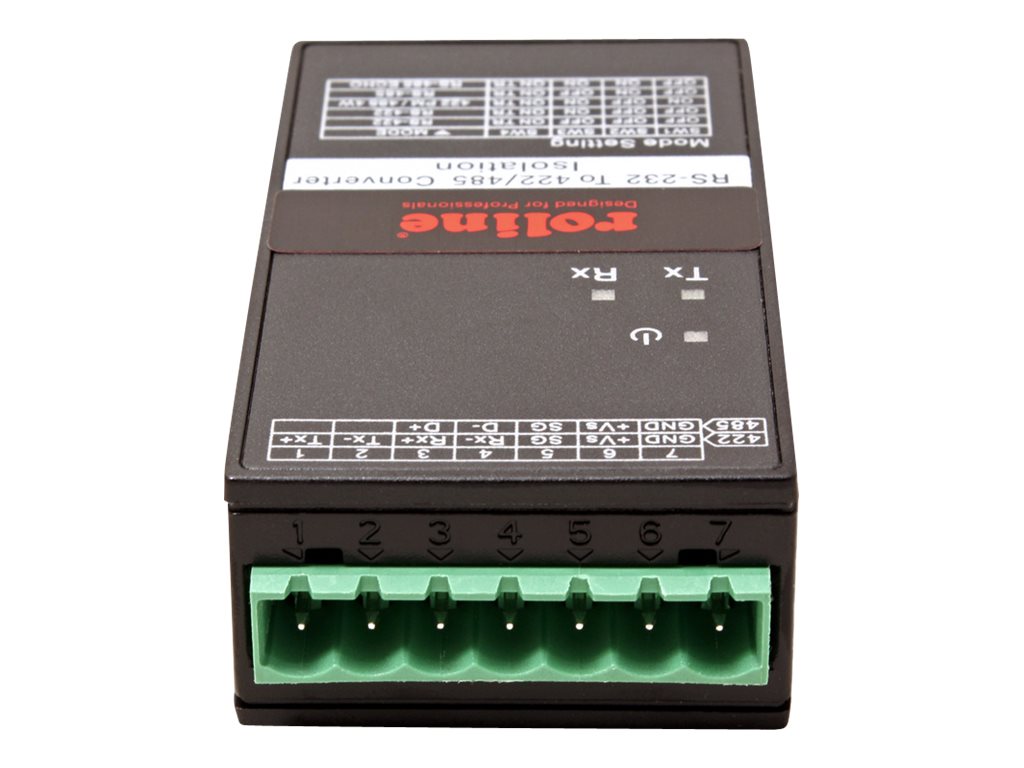 Roline RS232 to RS422/485 Converter DIN Hutschiene