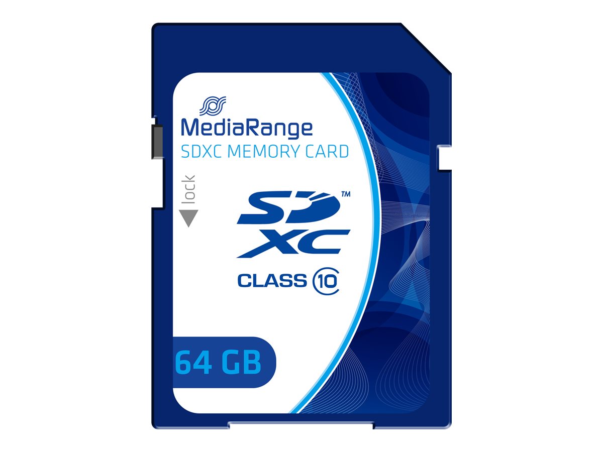 MediaRange SDXC-Speicherkarte 64GB Class 10