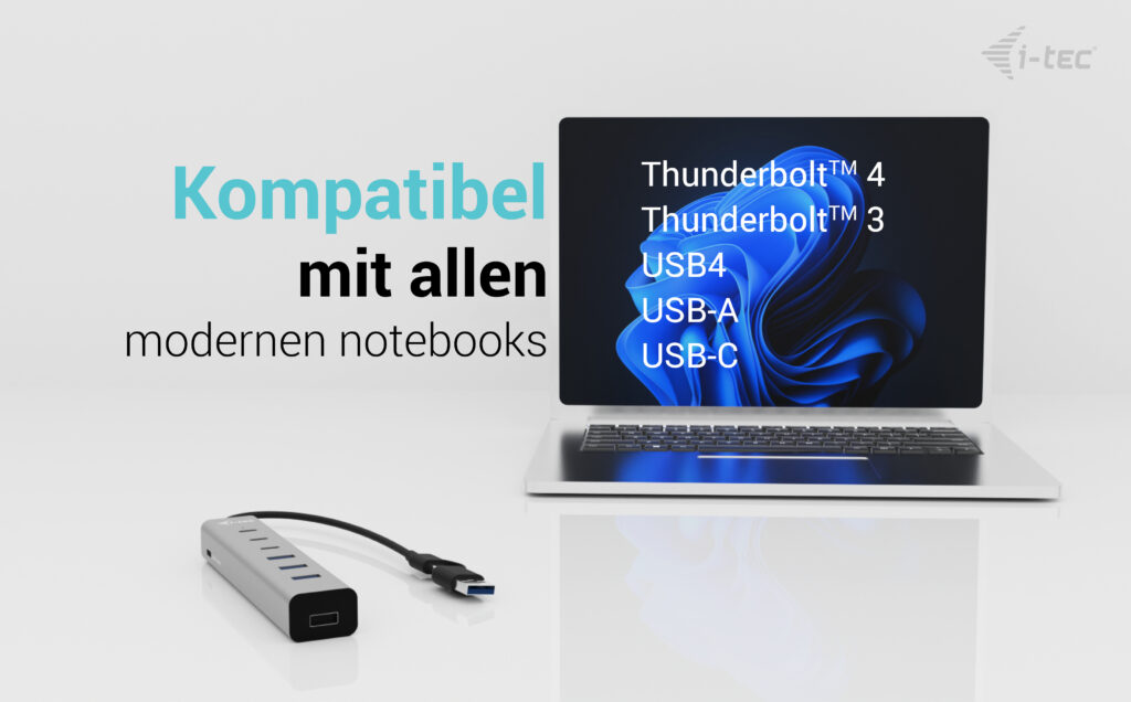 i-tec USB-C/USB-A Hub 7 Port 3x USB-C 3.2 Gen.1 4x USB-A 3.2 Gen.1