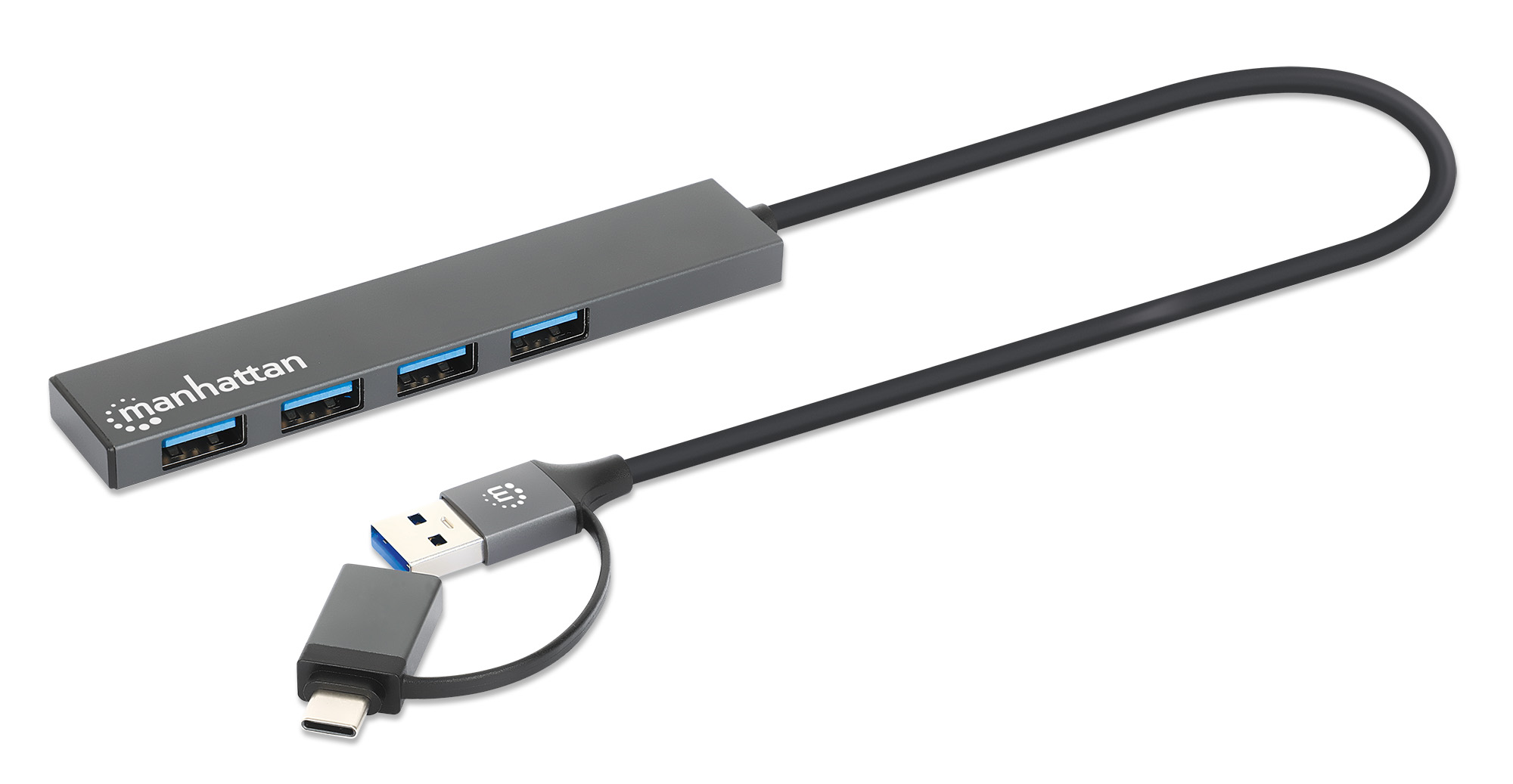 Manhattan Kombo-Hub 4Port USB 3.0 Typ-C/Typ-A