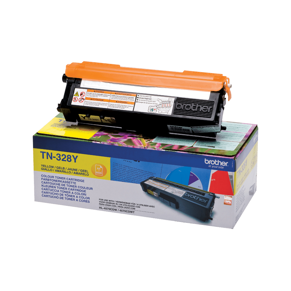 Brother TN-328Y Tonerpatrone Gelb