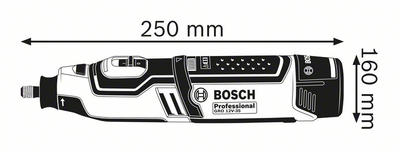 Bosch GRO 12V-35 Professional Multifunktions‑Werkzeug