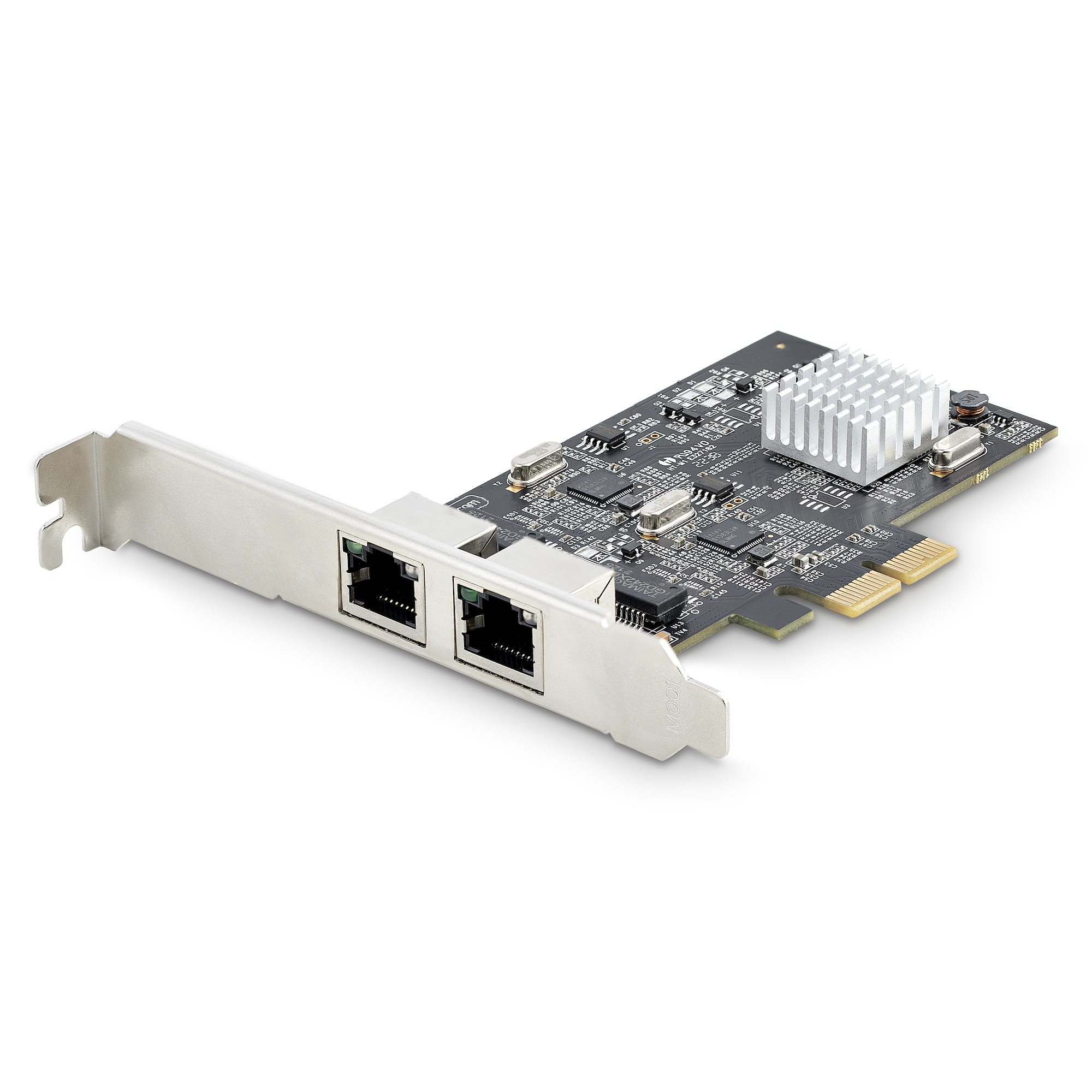 STARTECHCOM 2Port 25 Gbit PCIe Netzwerkkarte Intel I225V DualPort Computer LAN Karte MultiGigabit NIC 25G PCI Express Server