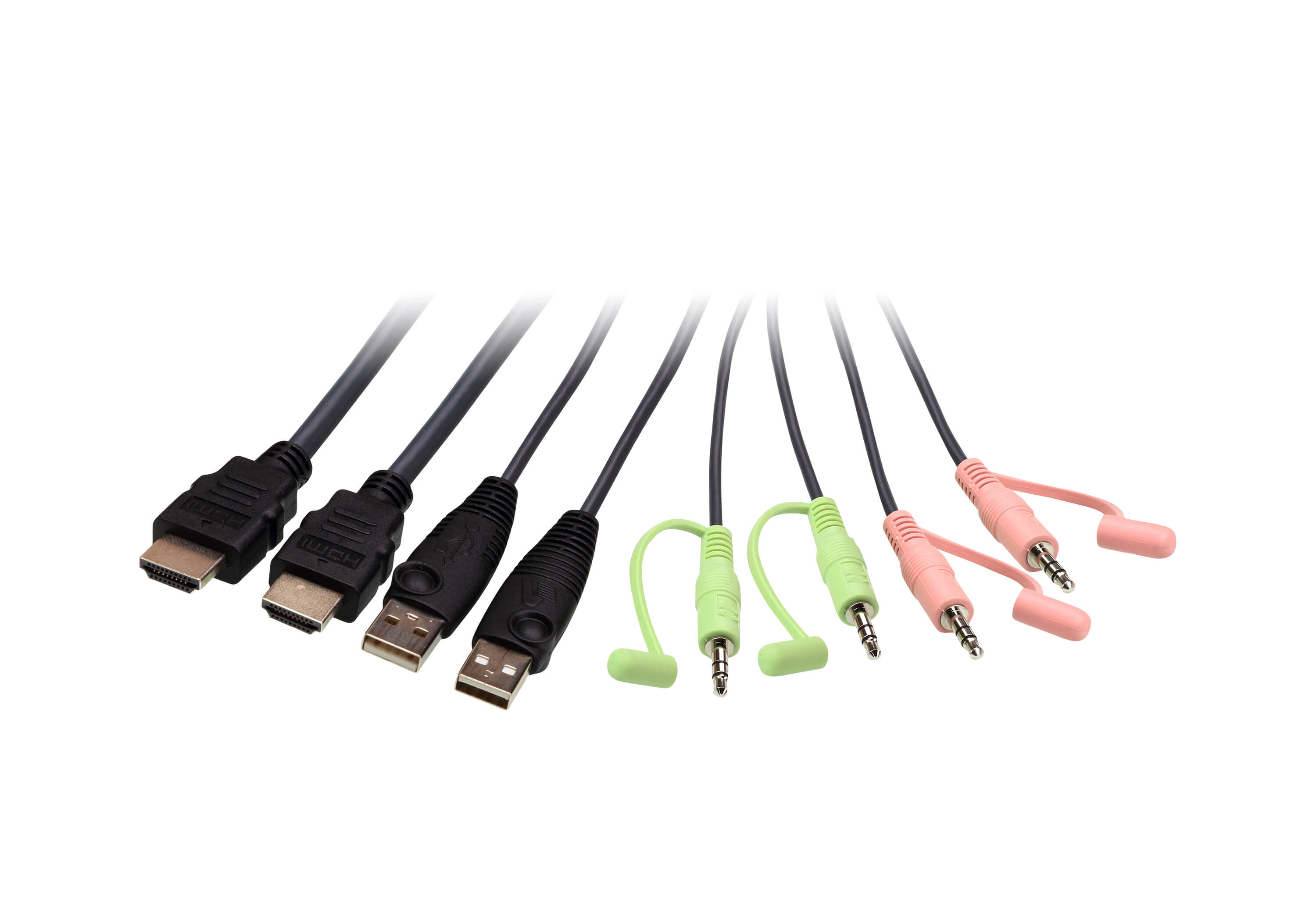 ATEN CS22H KVM-/Audio-/USB-Switch