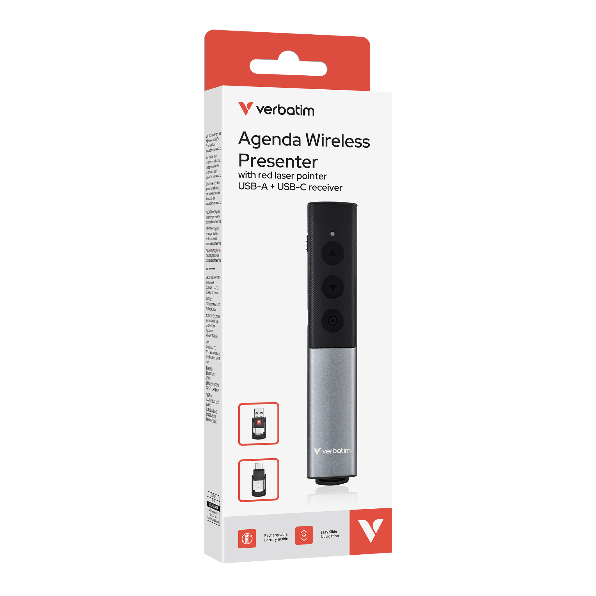 Verbatim Agenda Wireless Presenter mit rotem Laserpointer