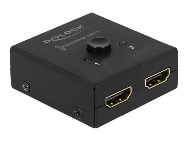 Delock HDMI Umschalter 2:1 4K 60 Hz bidirektional