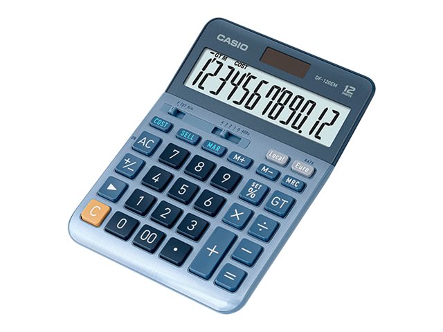 Casio DF-120EM 12 Stellen blau