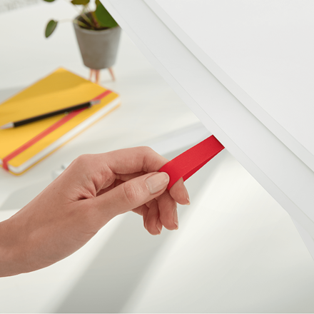 Leitz Ergo Cosy Schreibtischaufsatz mit Ablage Grau