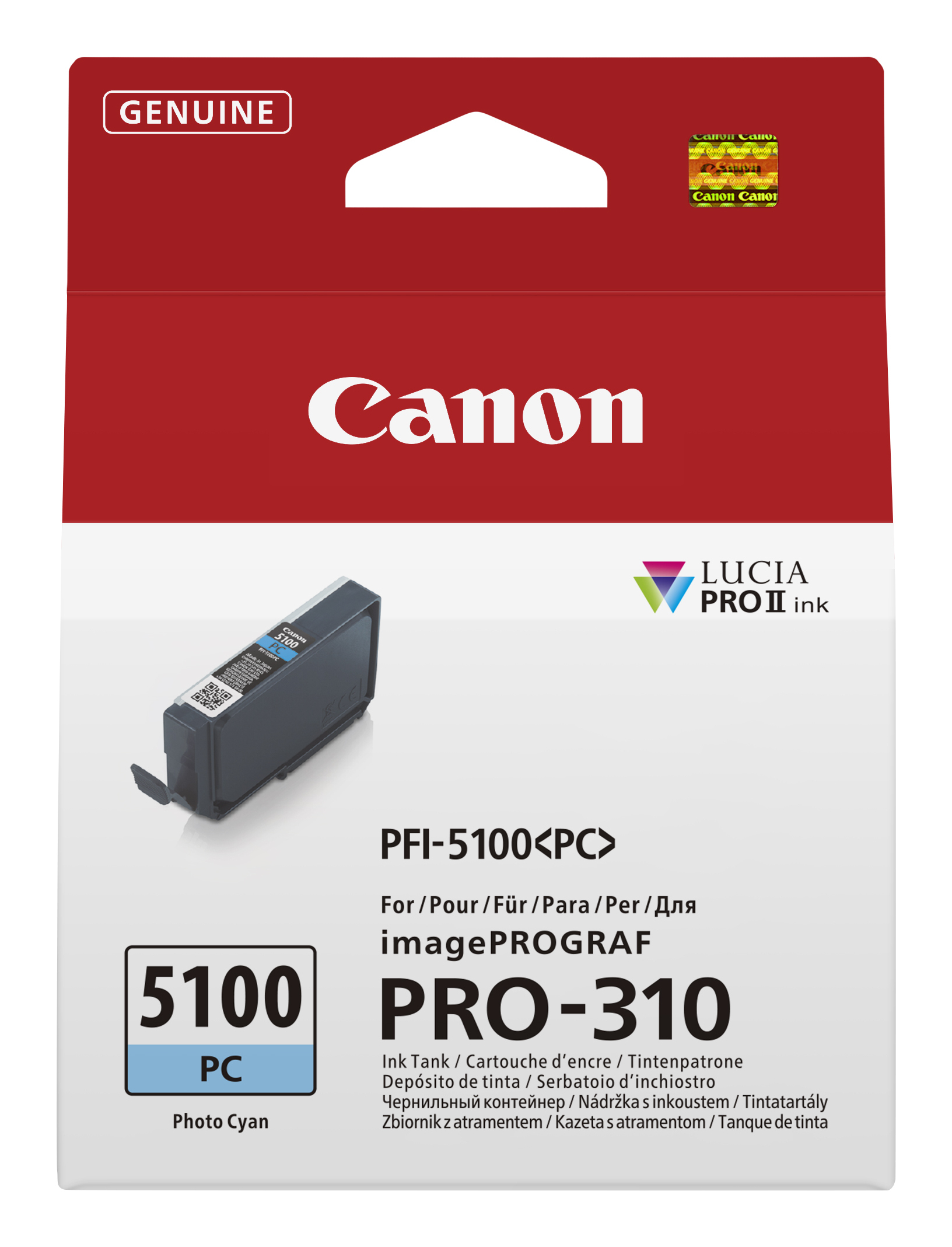Canon PFI-5100 PC 14.4 ml Photo Cyan