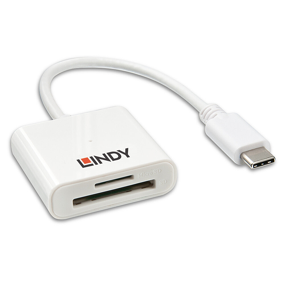 LINDY USB 31 Typ C SD und microSD Card Reader USB 31 Gen 1 USB 30