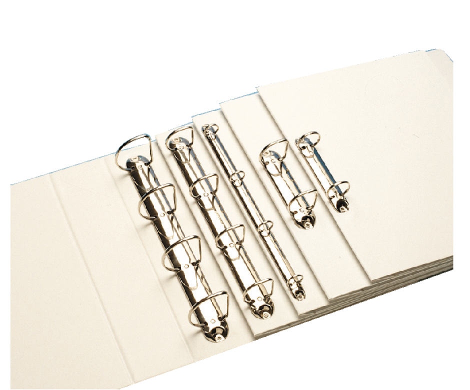 Esselte Leitz Präsentationsringbuch 4‑Ringe 4,4 cm Weiß
