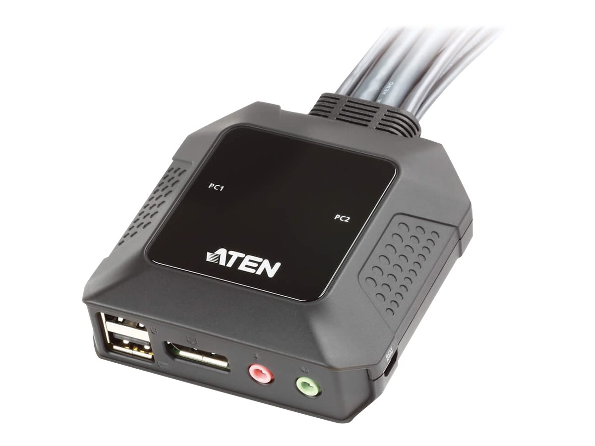 ATEN CS22DP 2Port USB DisplayPort KVM Switch
