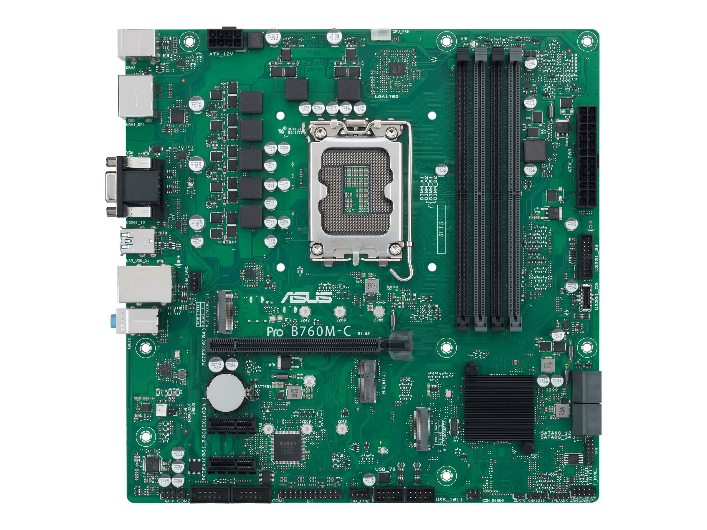 ASUS Pro B760M-C-CSM microATX LGA1700 DDR5