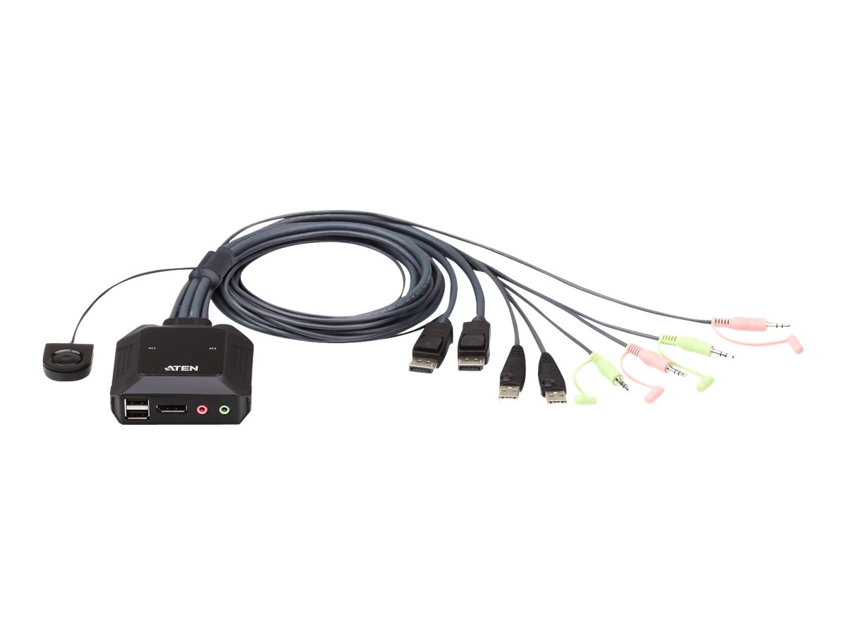ATEN CS22DP 2Port USB DisplayPort KVM Switch