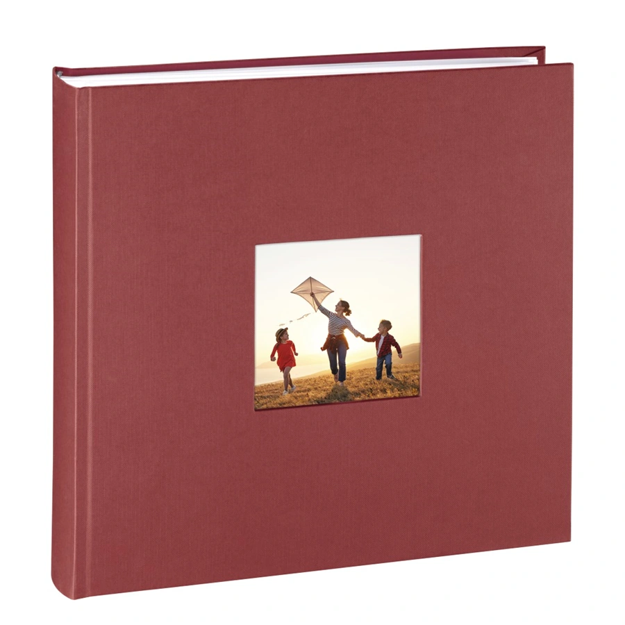 Hama Jumbo-Album Fine Art 30x30 cm 100 weiße Seiten Bordeaux