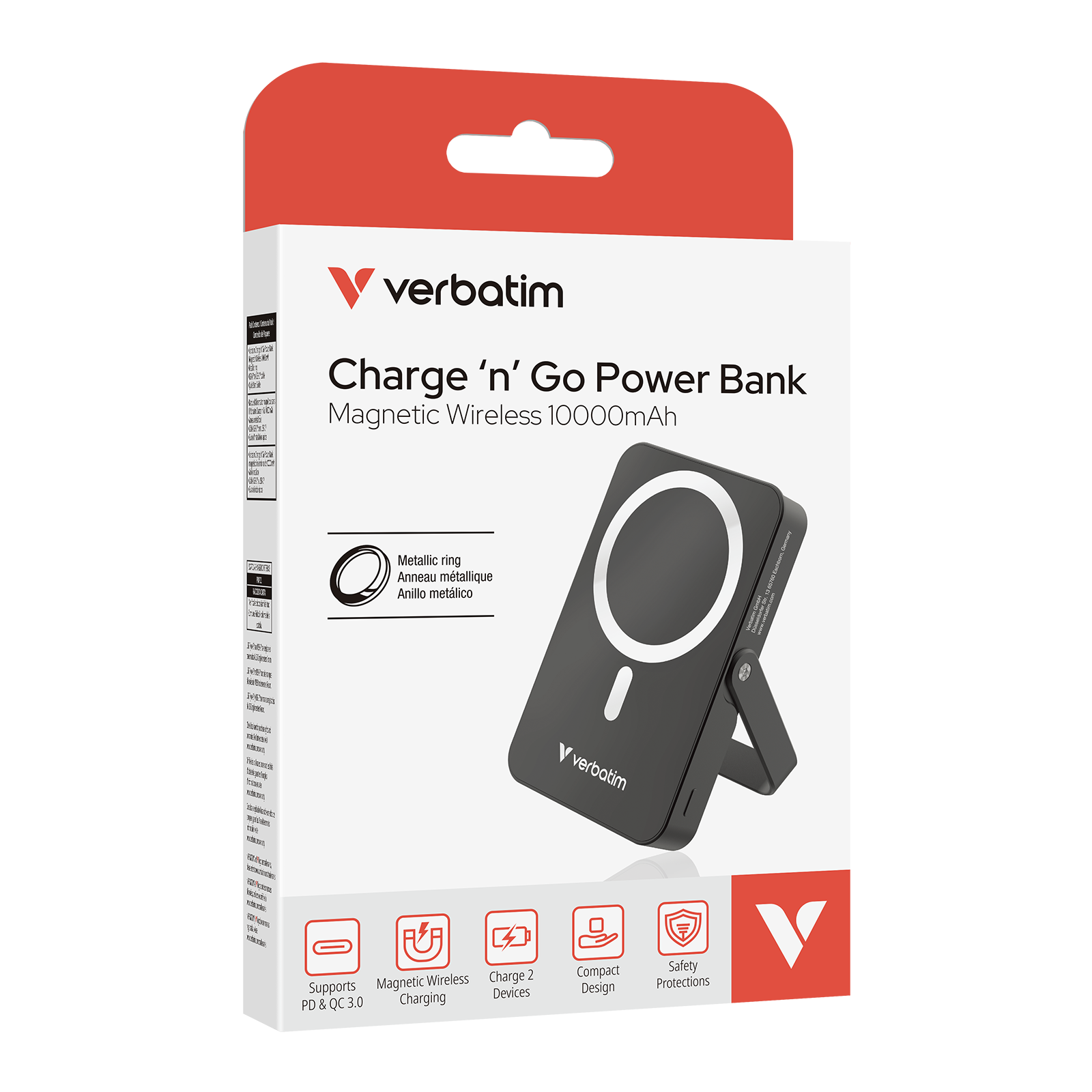Verbatim Charge n Go Power Bank 10000mAh schwarz