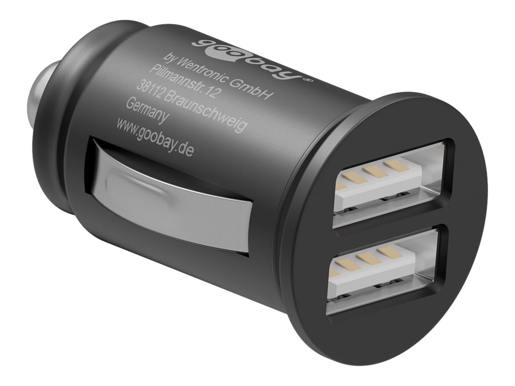 Goobay Dual USB Auto-Netzteil 24 Watt