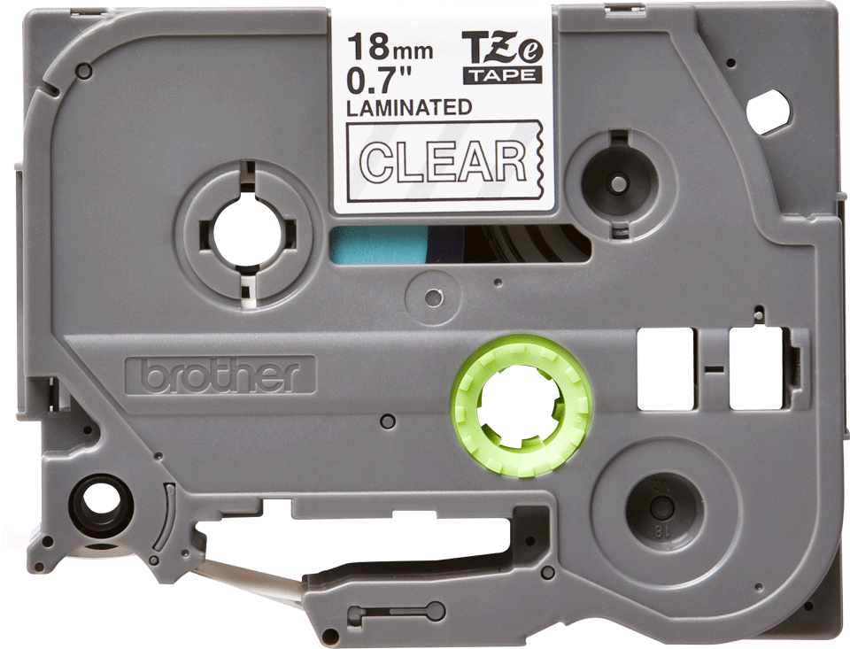 Brother TZe-145 Schriftband 18mm weiß/transparent