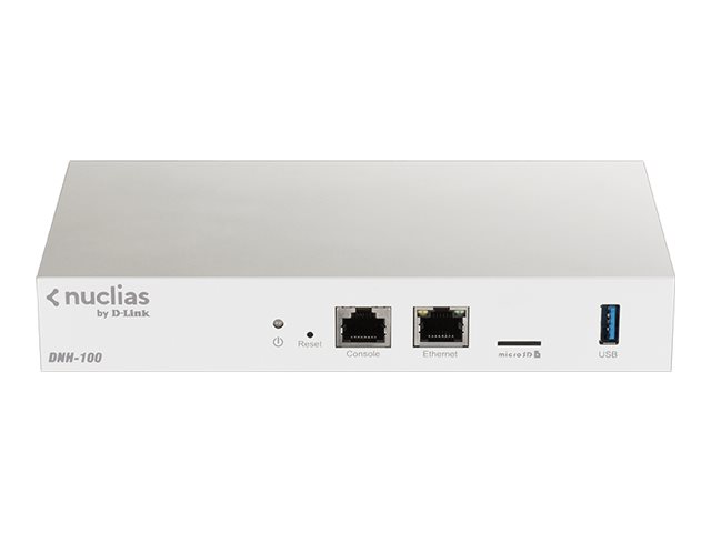DLINK DNH100 Nuclias Connect Hub 1x GigabitPort 1x Konsolenport 1x USB 30 1 x microSD Verwaltung von bis zu 100 APs