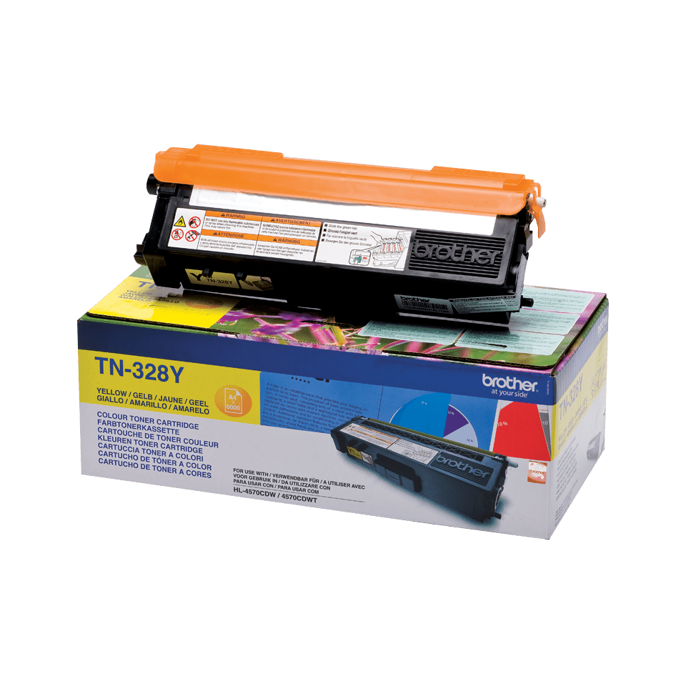 Brother TN-328Y Tonerpatrone Gelb