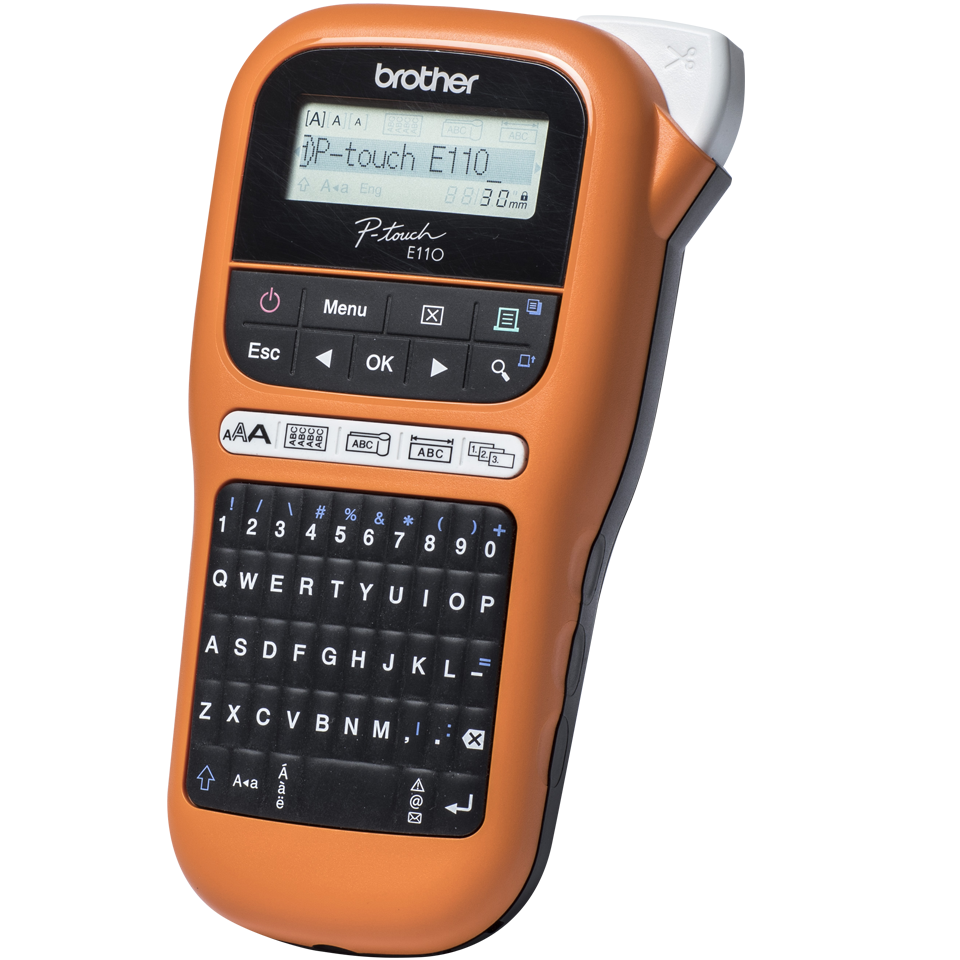 Brother P-Touch PT-E110 Beschriftungsgerät Rolle 1,2 cm
