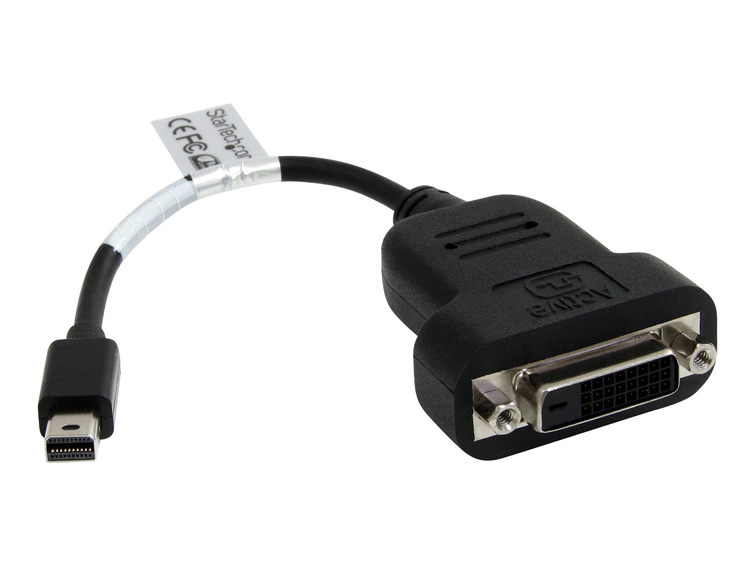 STARTECHCOM Aktiver Mini DisplayPort auf DVI Adapter mDP zu DVI SteckerBuchse Konverter 1920x1200