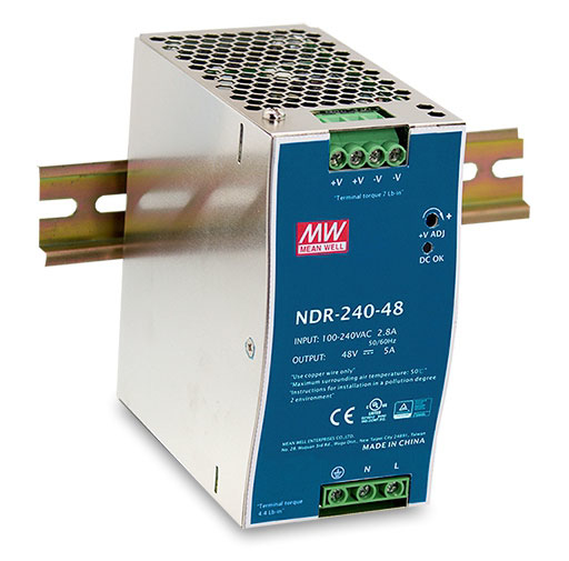 DLINK DISN24048 240W 48VDC DIN Rail PSU Ultra Slim Industrie Netzteil fuer DIS100G DIS200G DIS300G