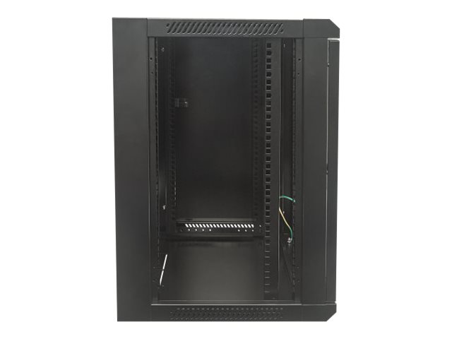 INTELLINET 48,3cm Wandverteiler 12HE 600mm tief 19 Zoll BxHxT 635 x 570 x 600 unmontiert schwarz