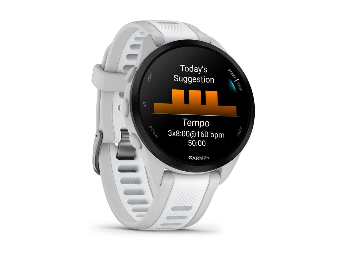 Garmin Forerunner 165 Mist Grey Whitestone 1,2 Zoll