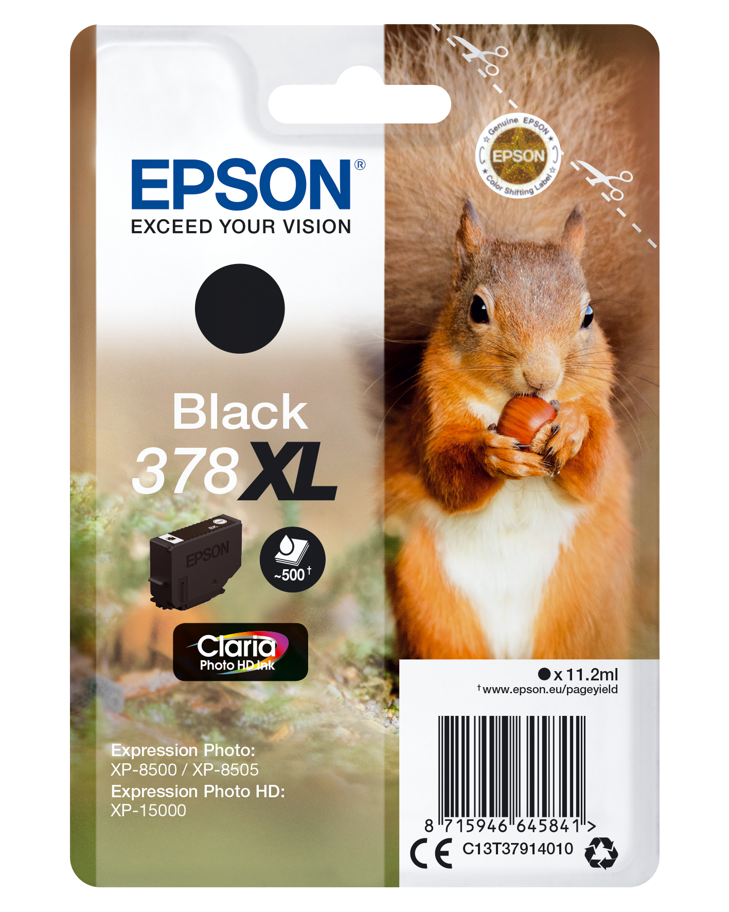 EPSON 378XLT37914 schwarz Druckerpatrone