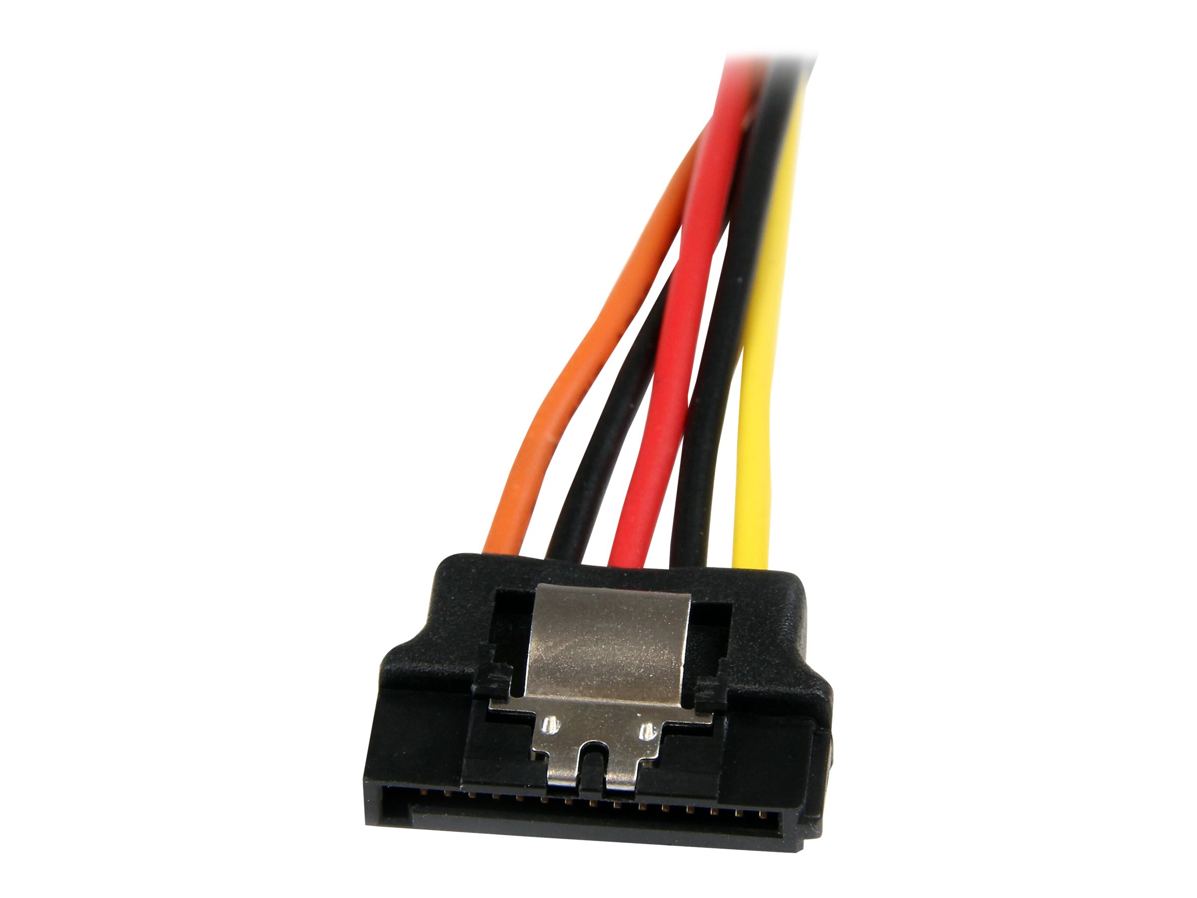 StarTech SATA Y-Stromadapter mit Verriegelungs-Clip 15cm