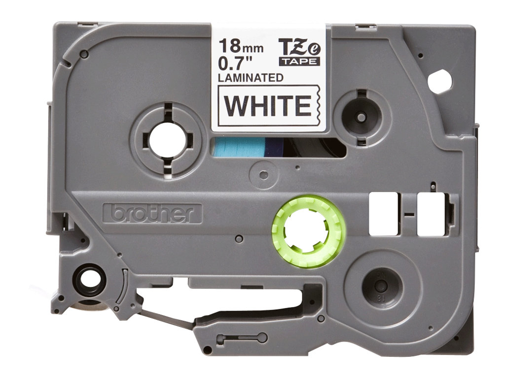 Brother TZe-241 18 mm schwarz/weiß
