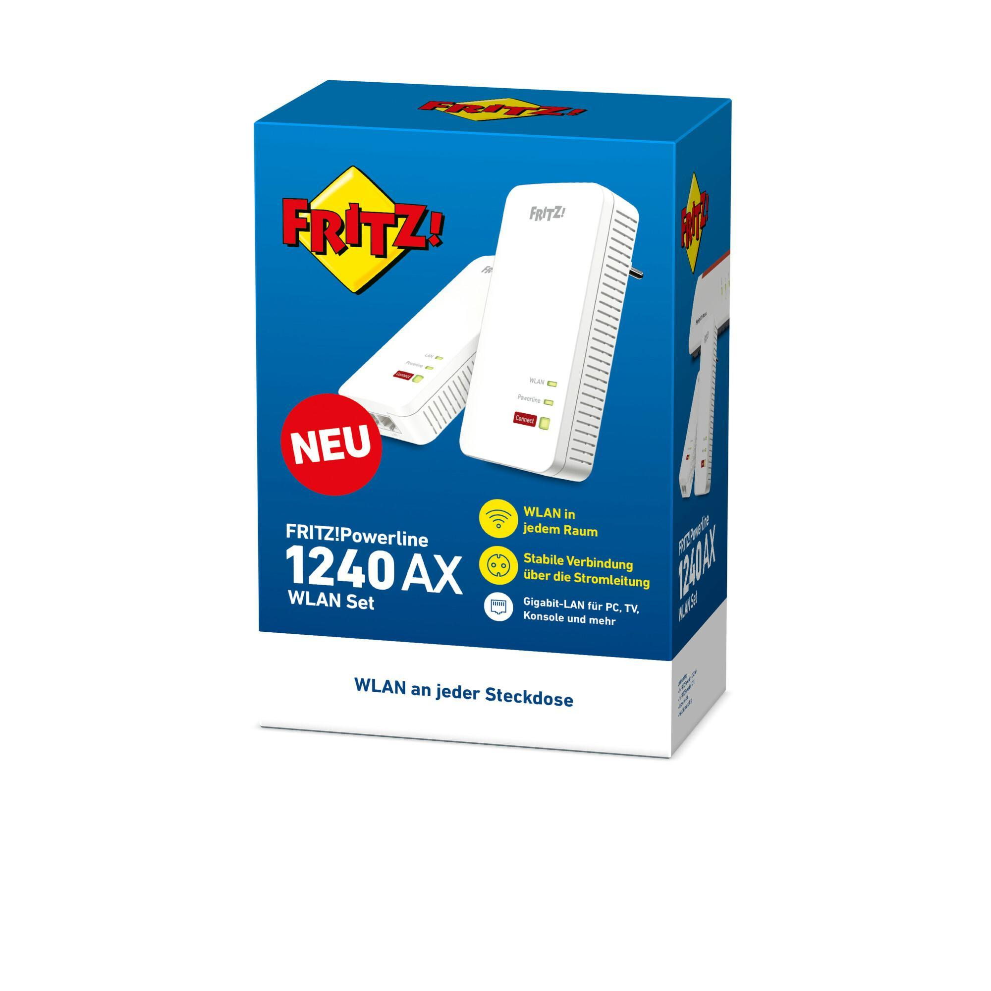 AVM FRITZ!Powerline 1240 AX Wi-Fi Set