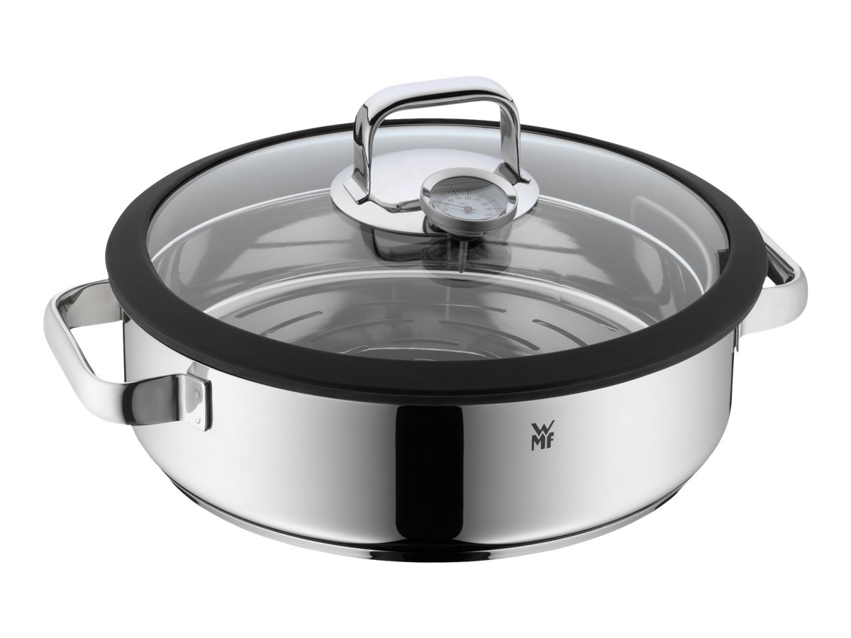 WMF 1743016040 Vitalis Dampfgarer rund Ø 28 cm ca 5l mit Glasdeckel