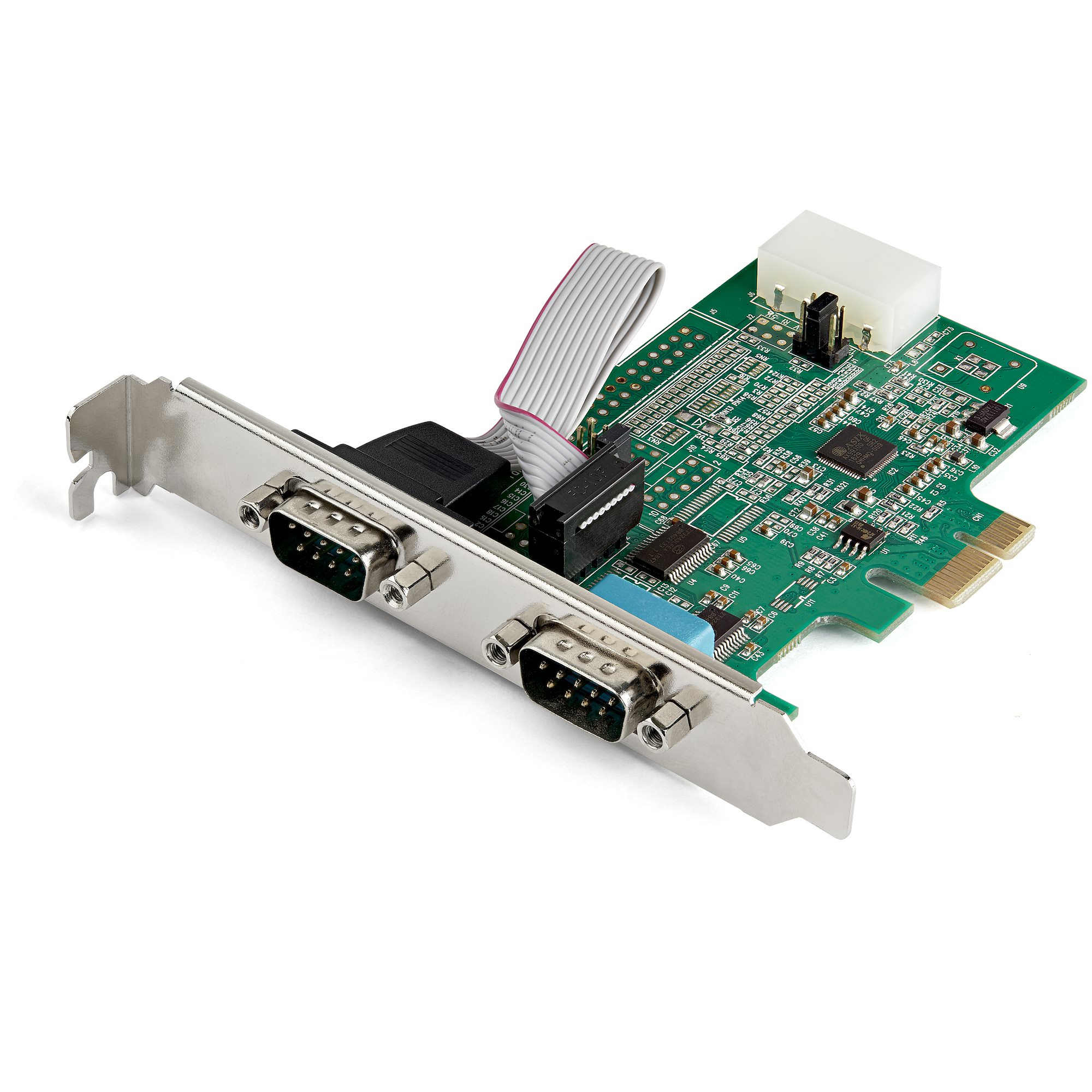 StarTech.com 2-Port Serielle PCIe RS232 Adapter DB9