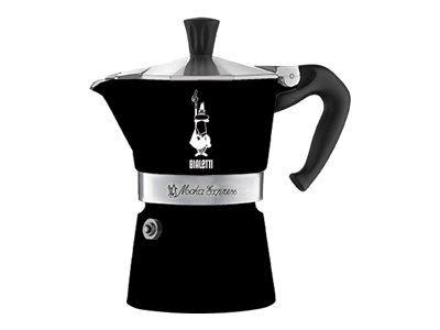 Bialetti Moka Express Schwarz, Espressokocher für 6 Tassen